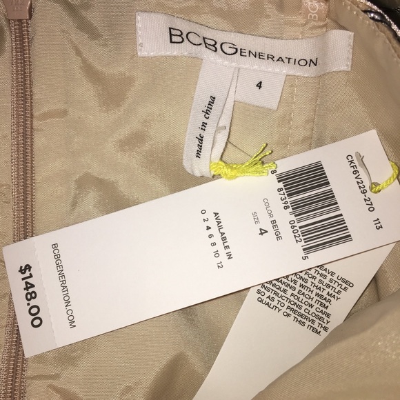 🎁 BCBGeneration Women's Peplum Tube Dress - Picture 4 of 6